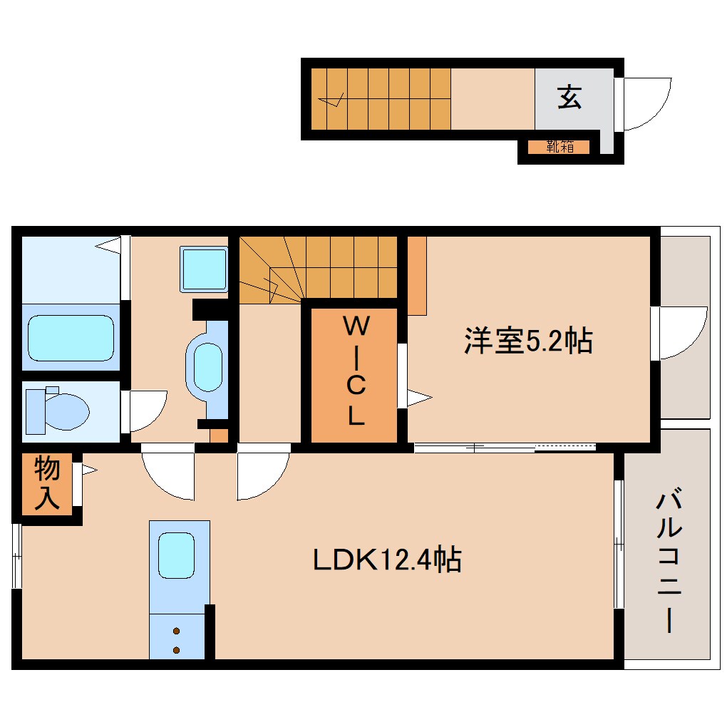 カーサ　ポポラリタの物件間取画像