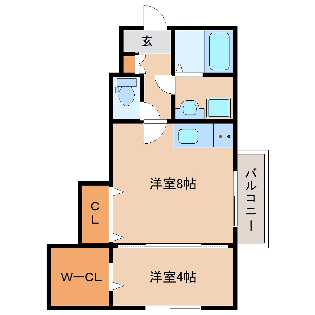近鉄奈良駅 徒歩18分 1階の物件間取画像