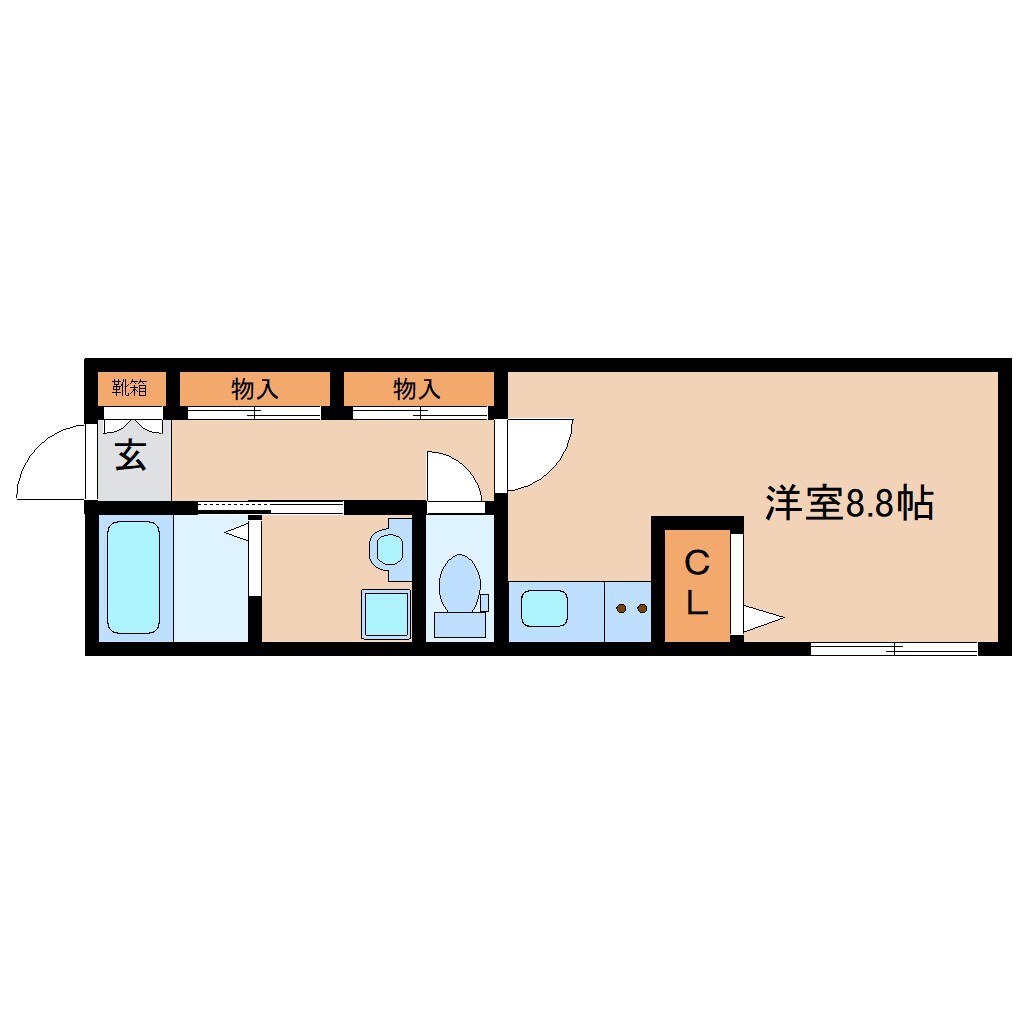 近鉄奈良駅 徒歩8分 1階の物件間取画像