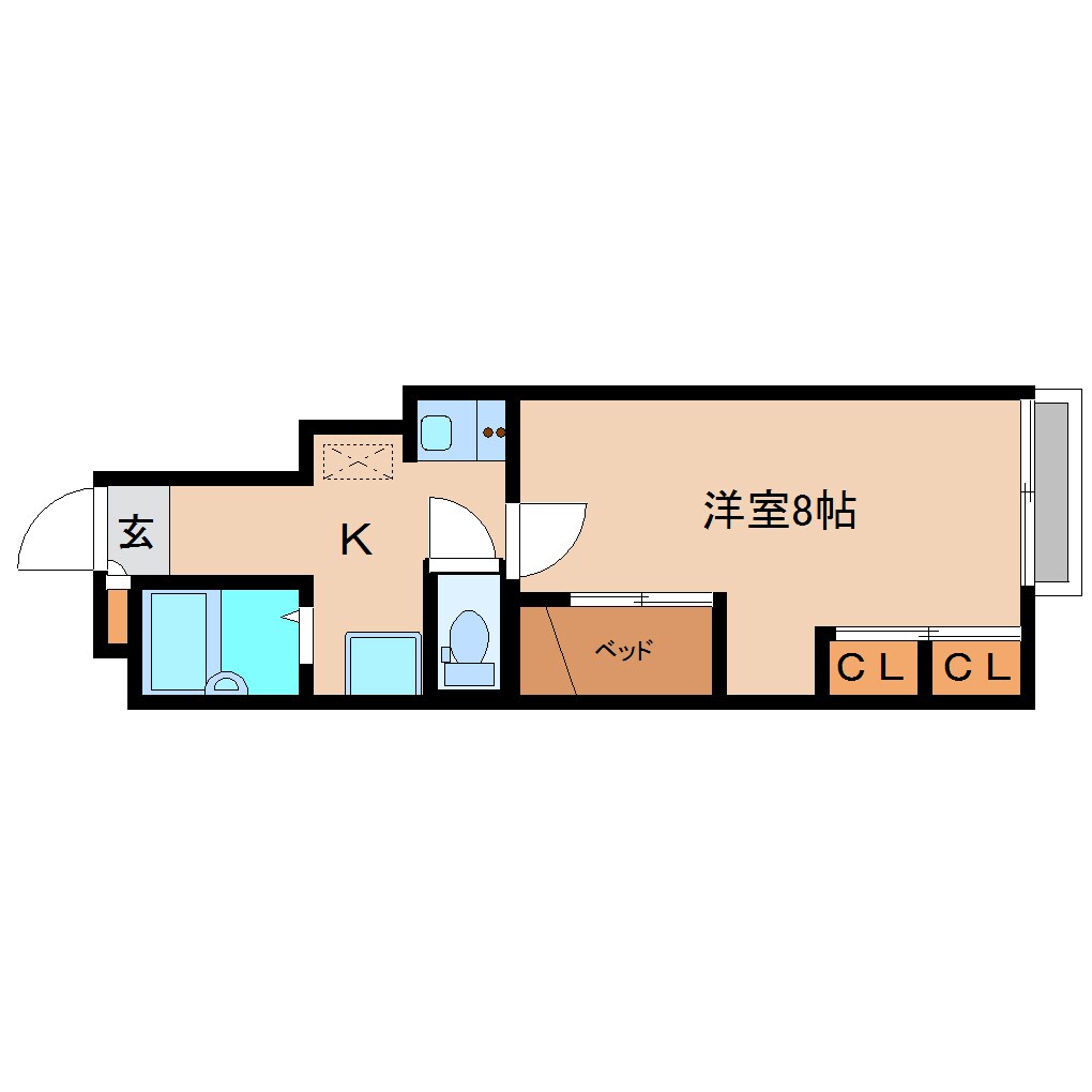 五位堂駅 徒歩11分 1階の物件間取画像