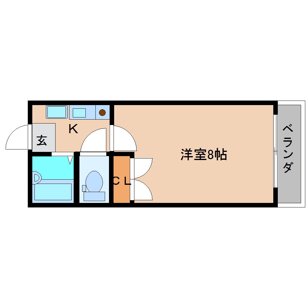 二上駅 徒歩16分 1階の物件間取画像