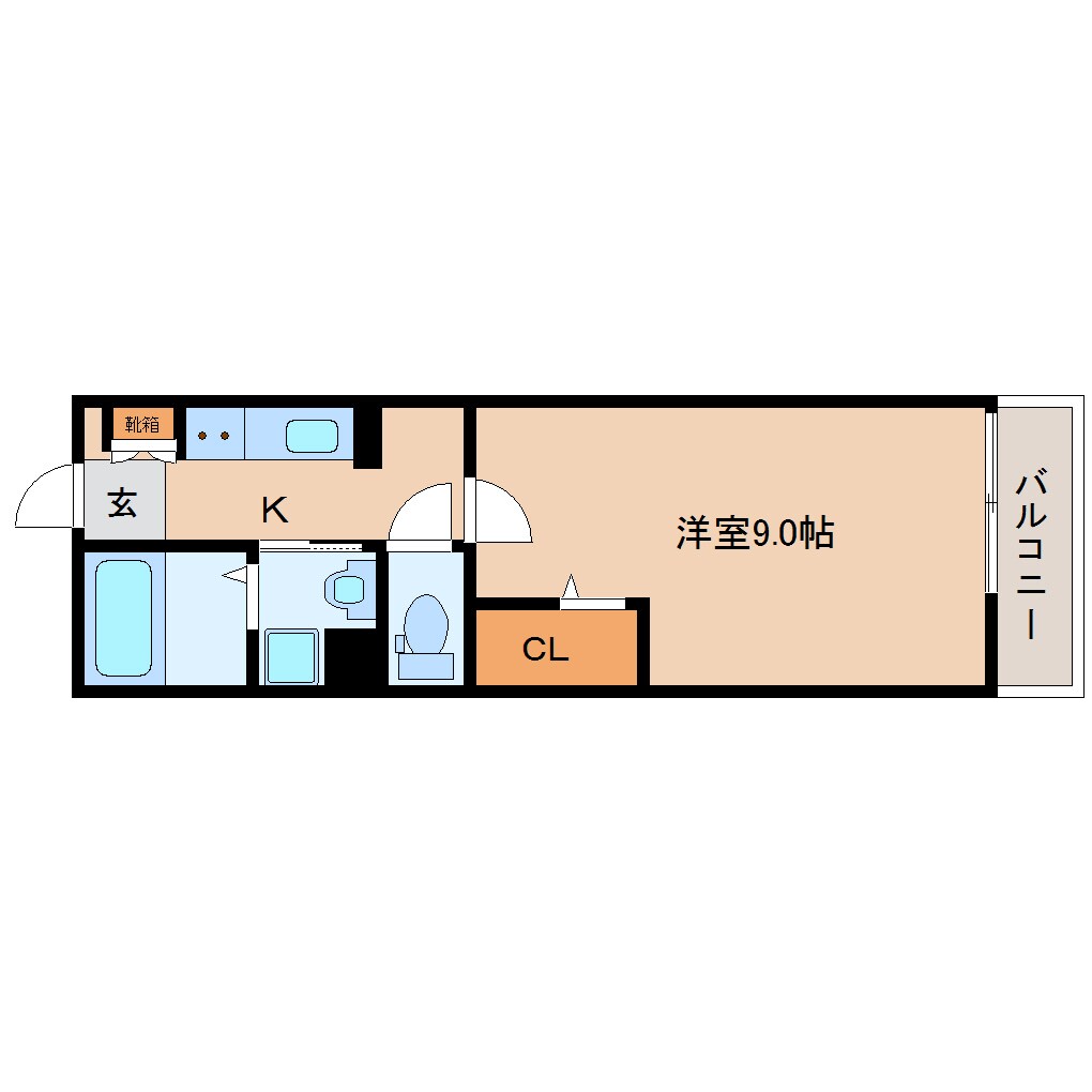 五位堂駅 徒歩10分 3階の物件間取画像