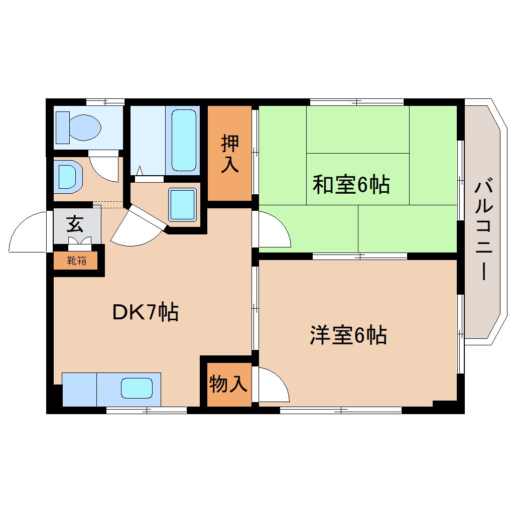 物件間取画像