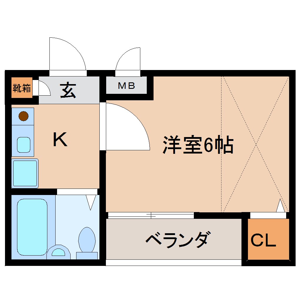 物件間取画像