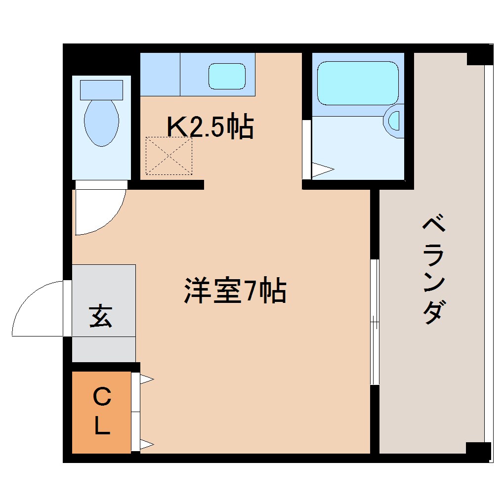 物件間取画像