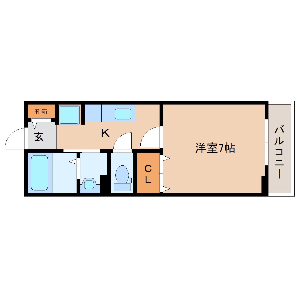 筒井駅 徒歩10分 2階の物件間取画像