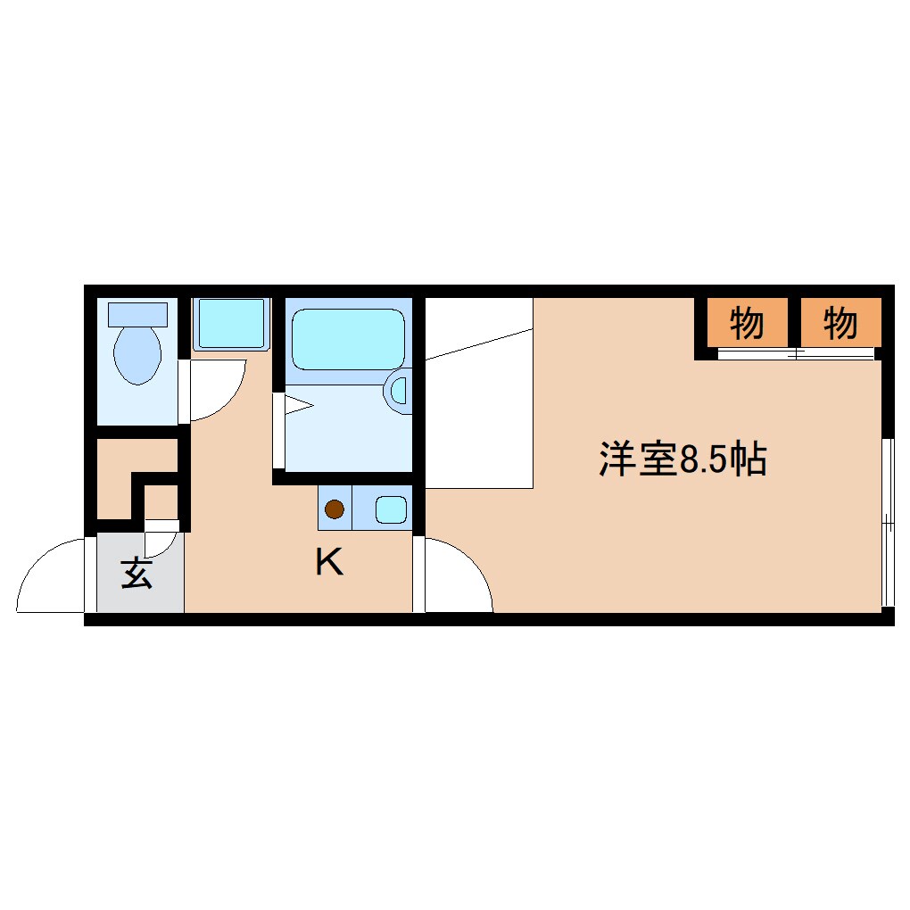 大和小泉駅 徒歩2分 1階の物件間取画像