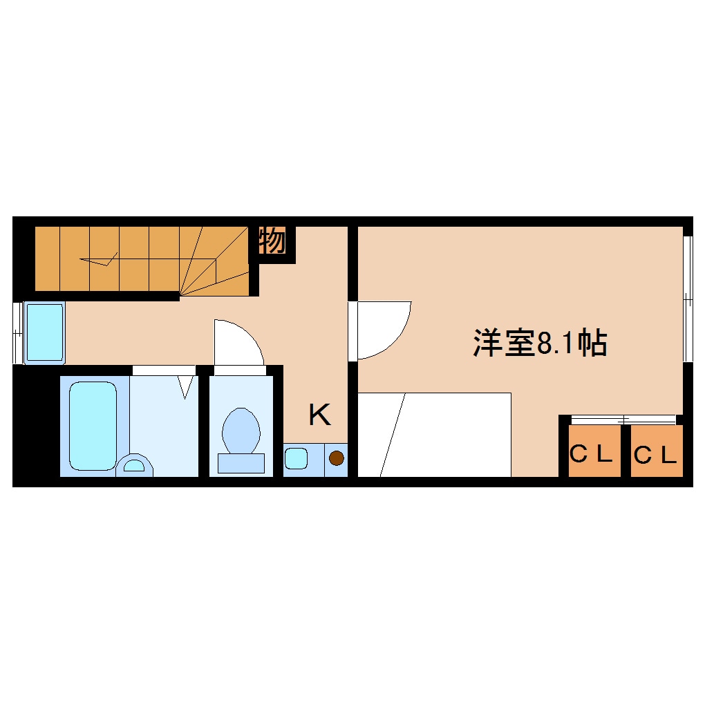 大和小泉駅 徒歩10分 2階の物件間取画像