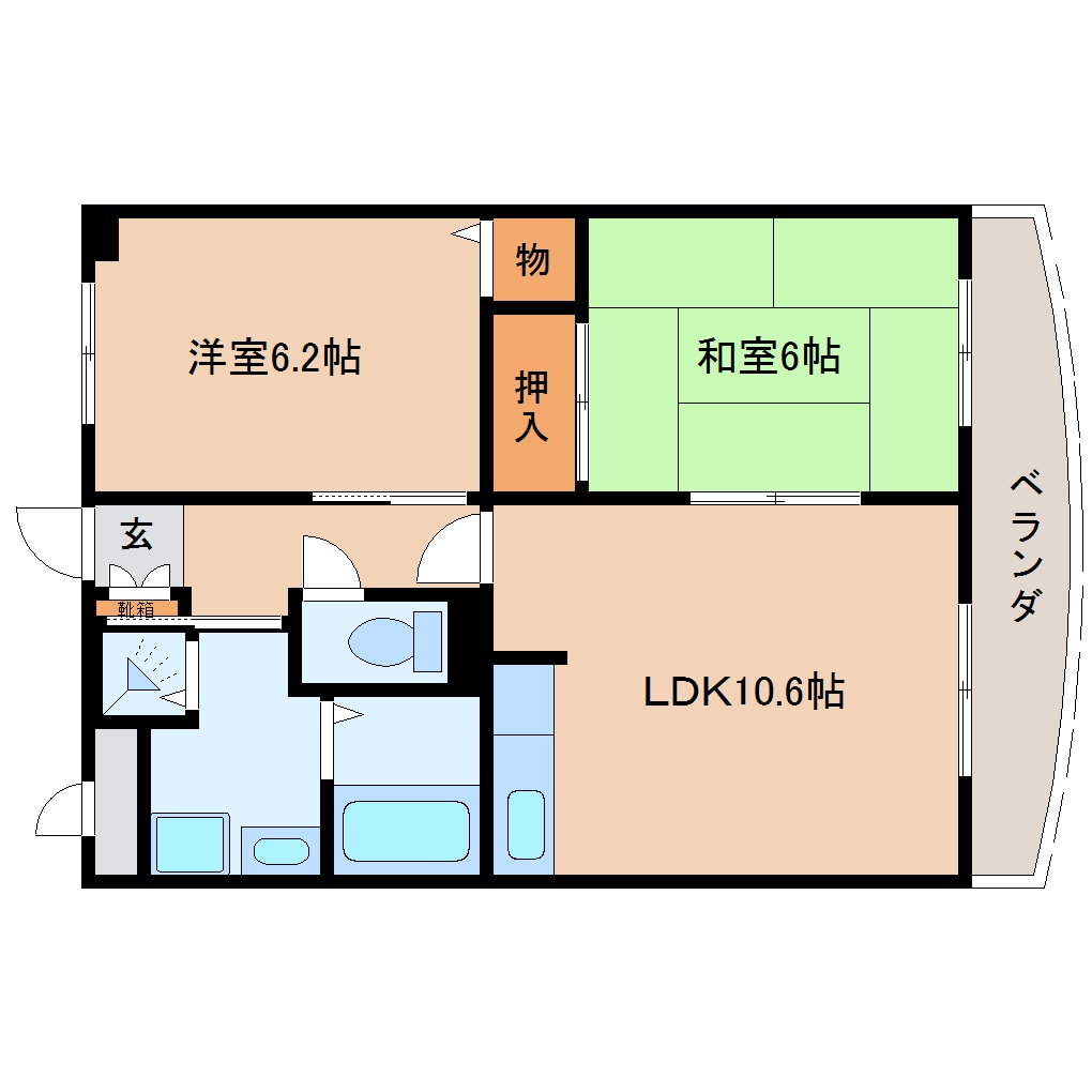 大和小泉駅 徒歩12分 7階の物件間取画像