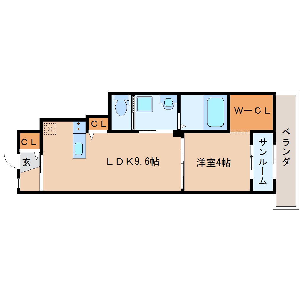 大和小泉駅 徒歩3分 1階の物件間取画像