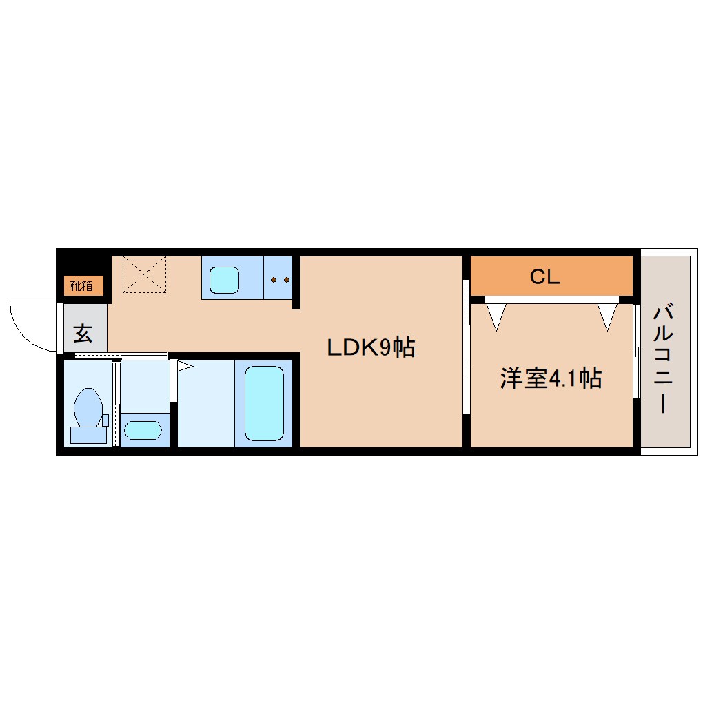 筒井駅 徒歩6分 3階の物件間取画像