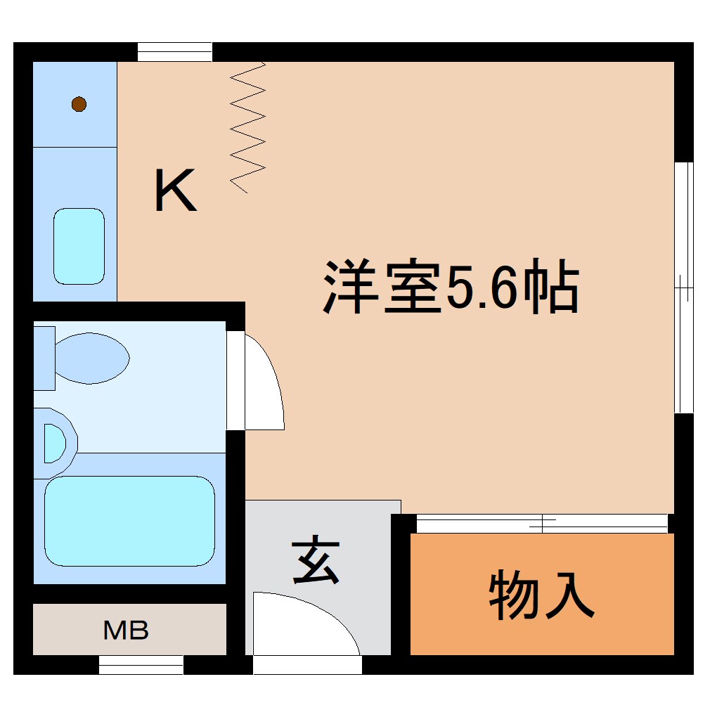 大和西大寺駅 徒歩5分 3階の物件間取画像