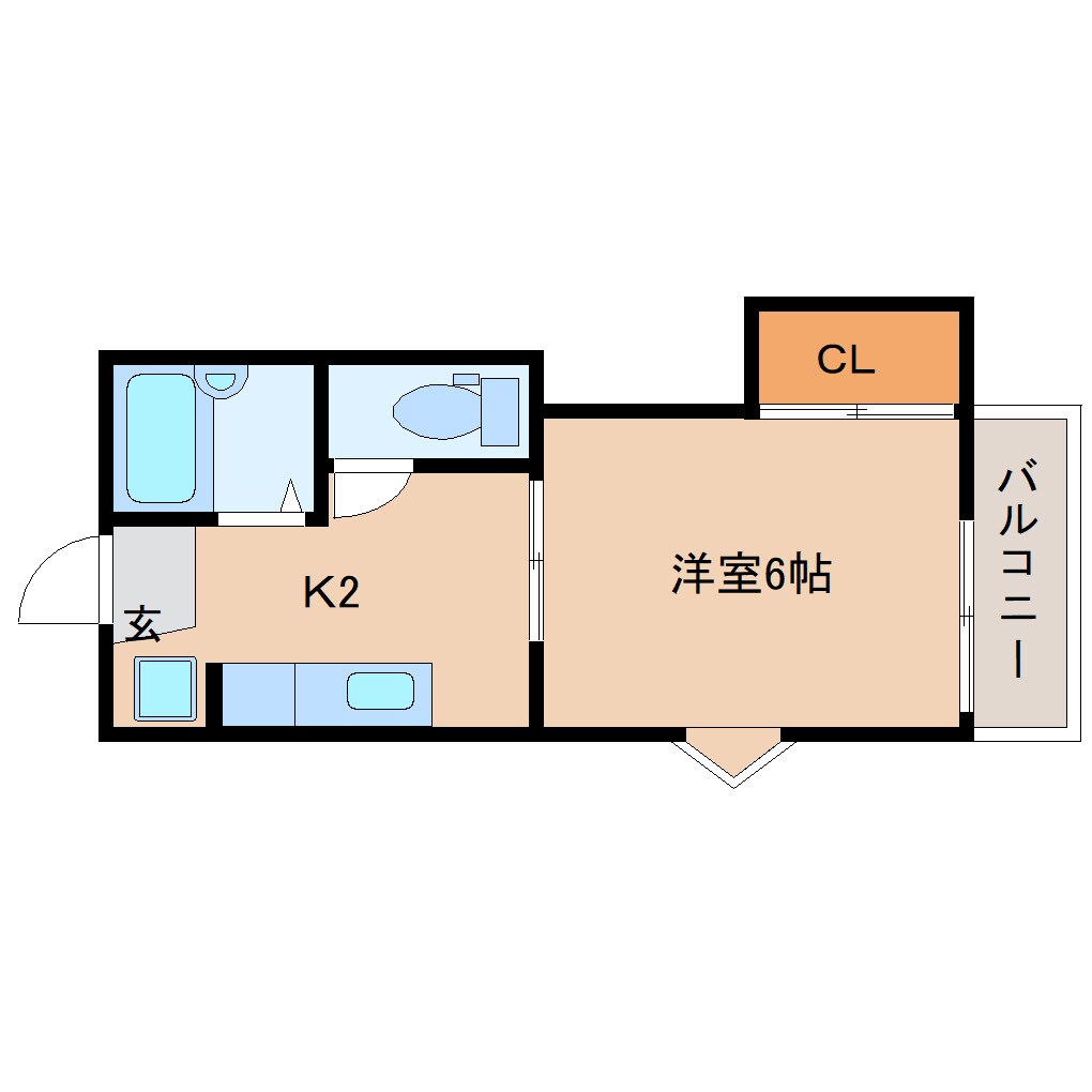 大和西大寺駅 徒歩7分 1階の物件間取画像