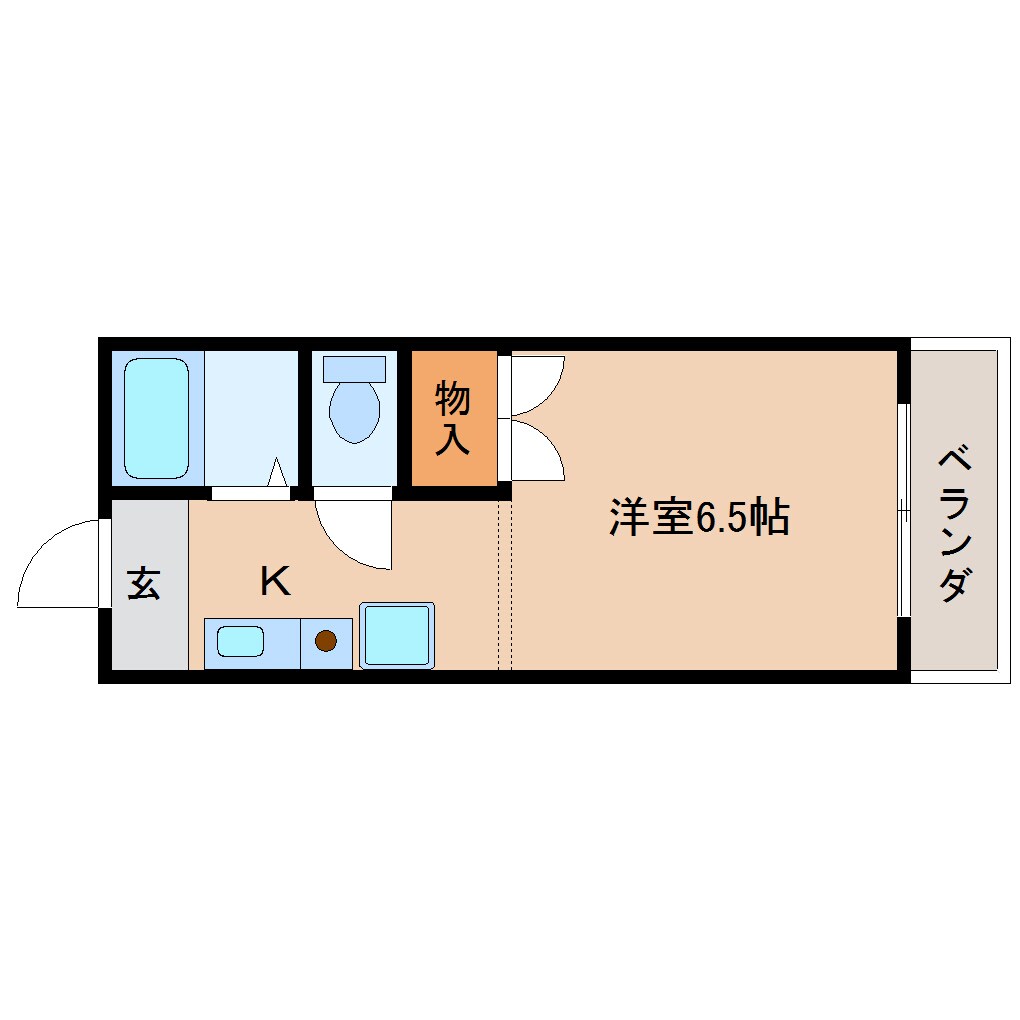 菖蒲池駅 徒歩8分 3階の物件間取画像