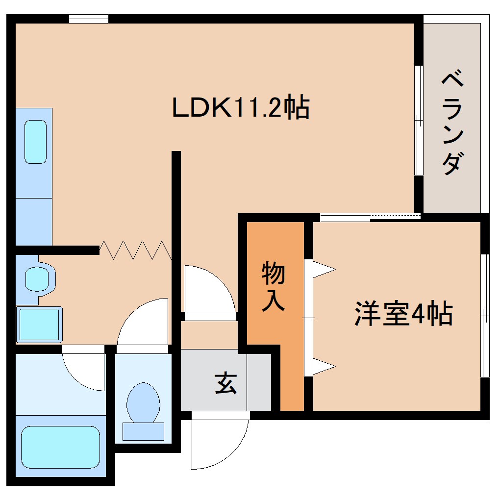 大和西大寺駅 徒歩12分 2階の物件間取画像