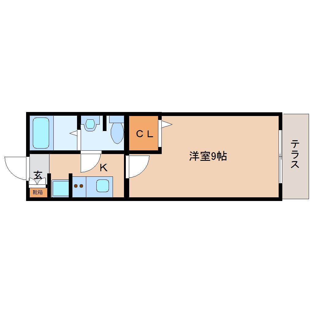 尼ケ辻駅 徒歩10分 1階の物件間取画像