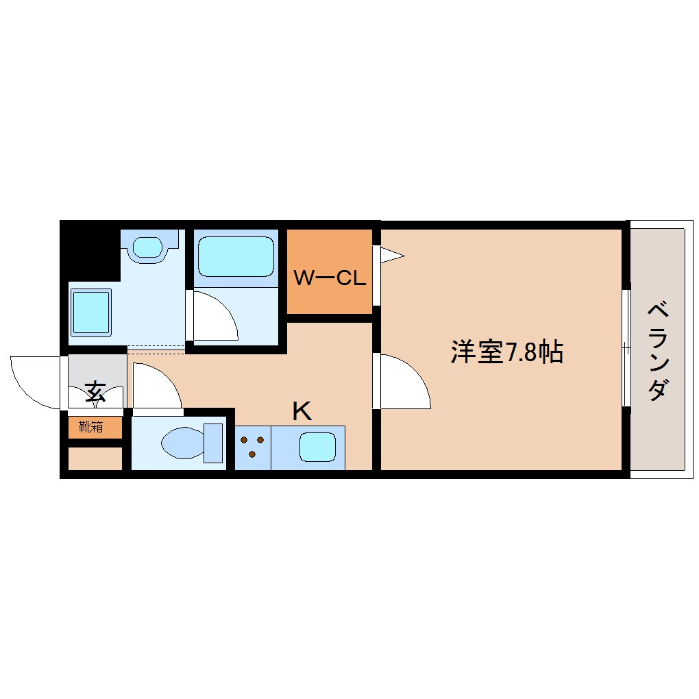 大和西大寺駅 徒歩4分 1階の物件間取画像