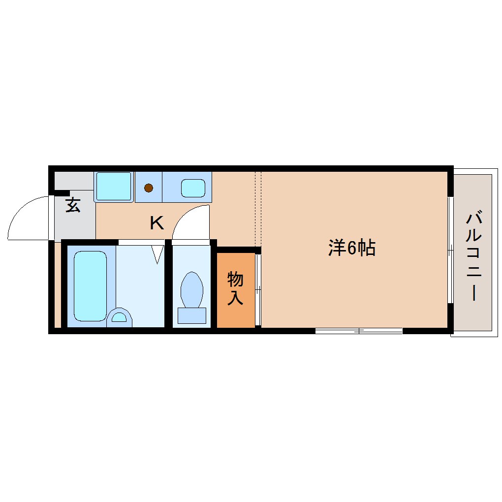 菖蒲池駅 徒歩16分 2階の物件間取画像