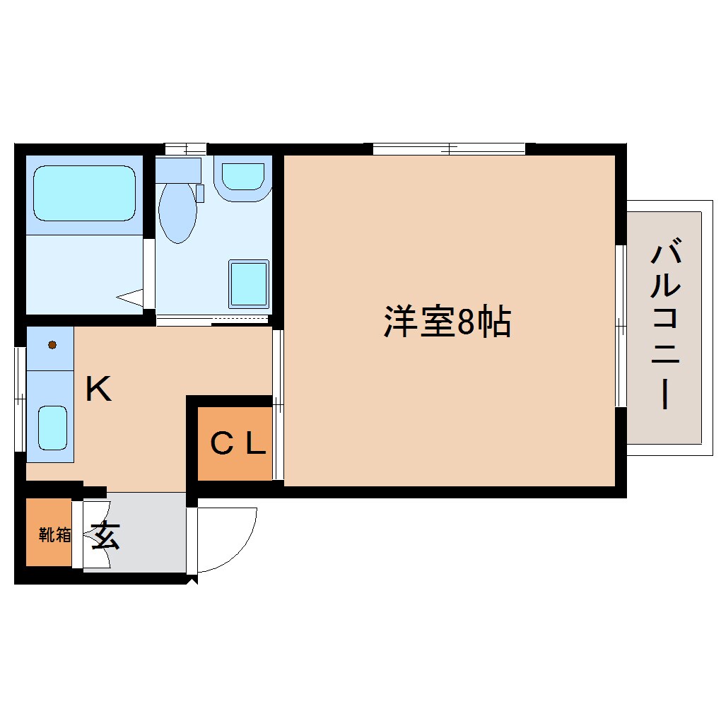 平城駅 徒歩1分 1階の物件間取画像