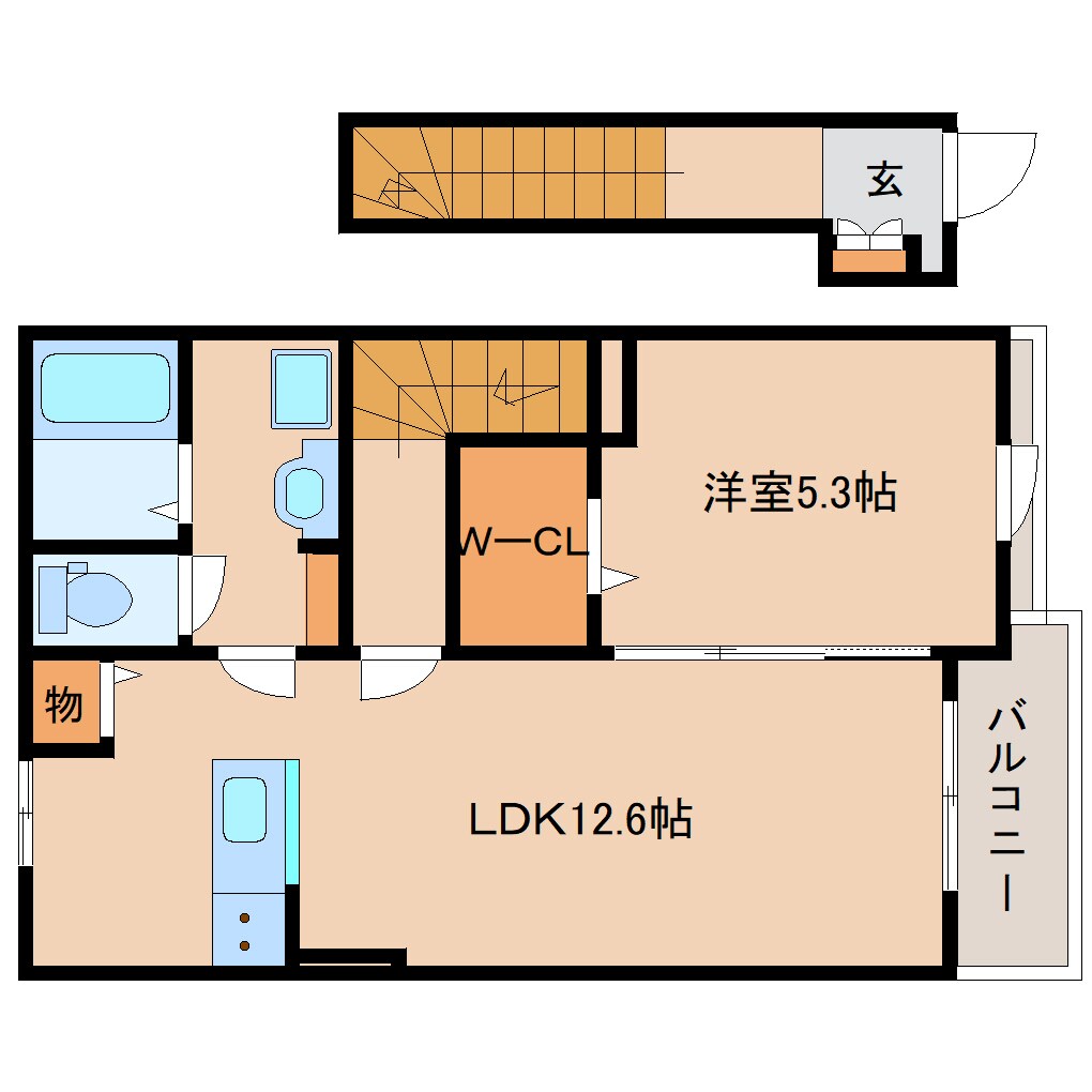 カーサ　ポポラリタの物件間取画像