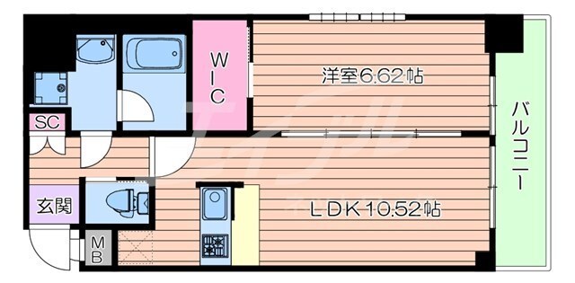 桜ノ宮駅 徒歩5分 12階の物件間取画像