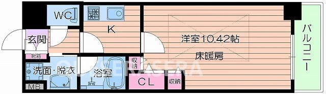 アーバネックス梅田東の物件間取画像
