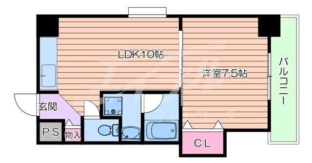 晋栄一番館の物件間取画像