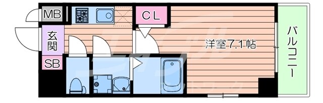 サムティ福島Rufleの物件間取画像