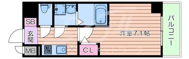 サムティ福島Rufleの物件間取画像