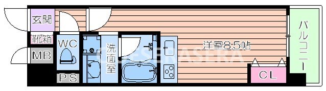 アルグラッド福島ＥＡＳＴの物件間取画像