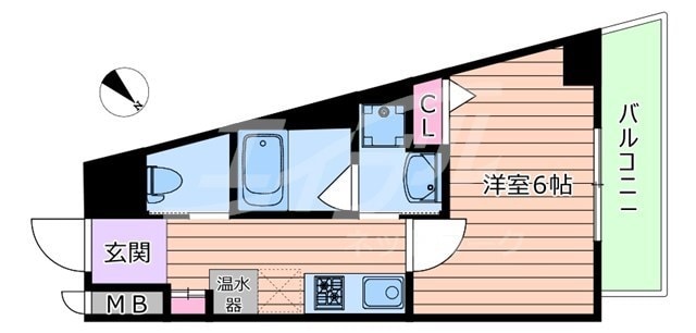 BLUE福島の物件間取画像