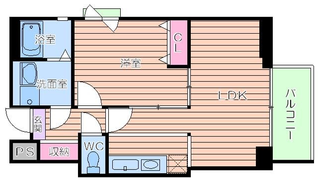 アリス・マナーガーデン新町の物件間取画像