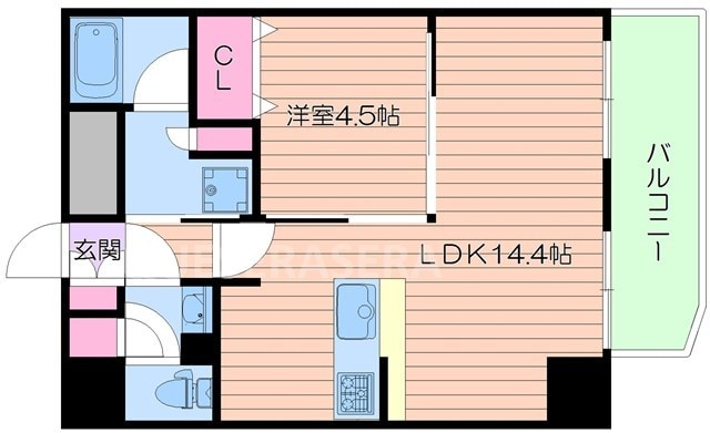 セレニテ梅田北Ｐｒｅｍｉｕｍの物件間取画像