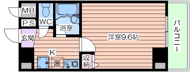 TM南森町の物件間取画像