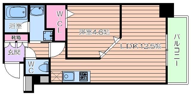 M.hills西本町の物件間取画像