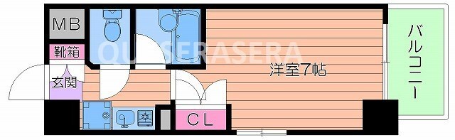 ラナップスクエア北梅田シティの物件間取画像