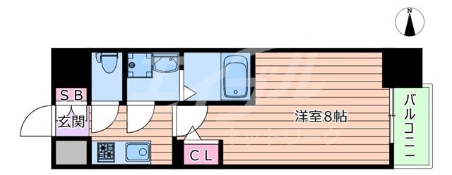 アルグラッド福島SOUTHの物件間取画像