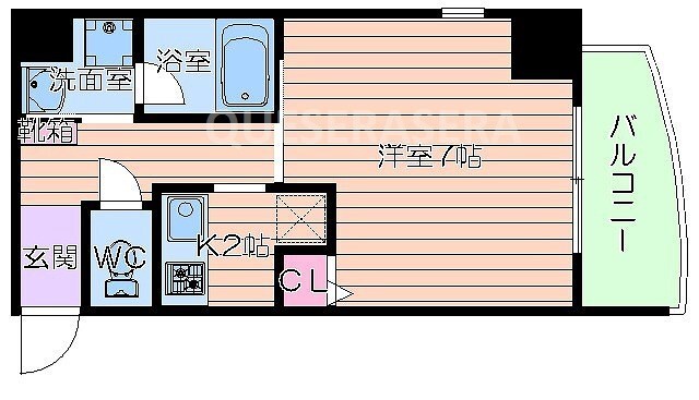 キャピトル大手通の物件間取画像