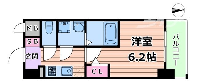 リヴェント福島の物件間取画像