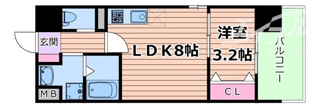 ビガーポリス486与力町公園Ⅱの物件間取画像