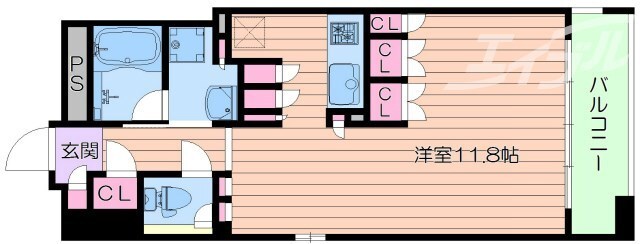 Galilei Sinmachiの物件間取画像