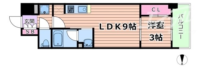 リビオメゾン新大阪の物件間取画像