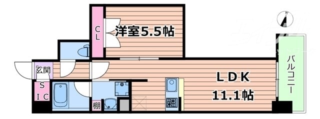 リビオメゾン新大阪の物件間取画像