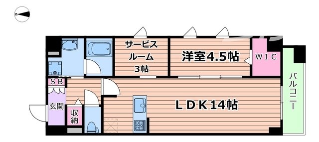 仮称）福島6丁目プロジェクトの物件間取画像