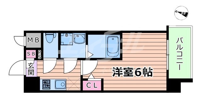 エスリード ザ・イーストレジデンス大阪城の物件間取画像