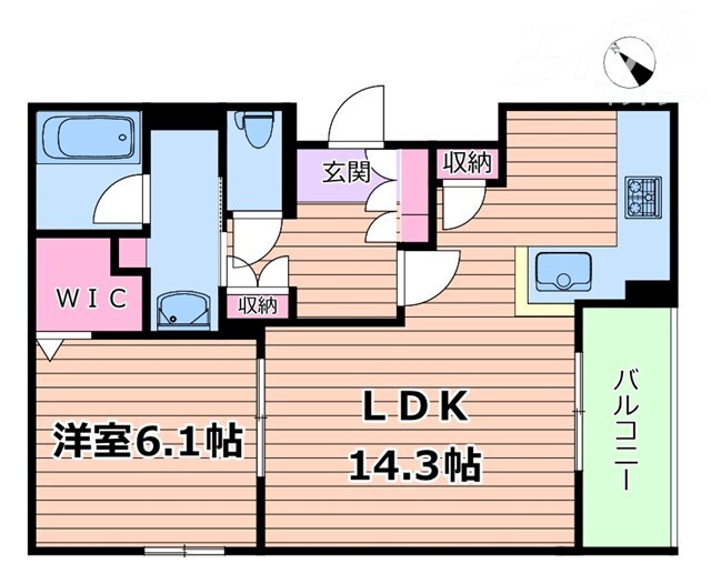 オルキデアクオーレの物件間取画像