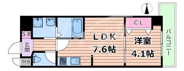 マイロード新森の物件間取画像