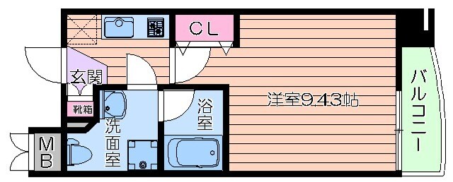 SERENiTE天六西の物件間取画像