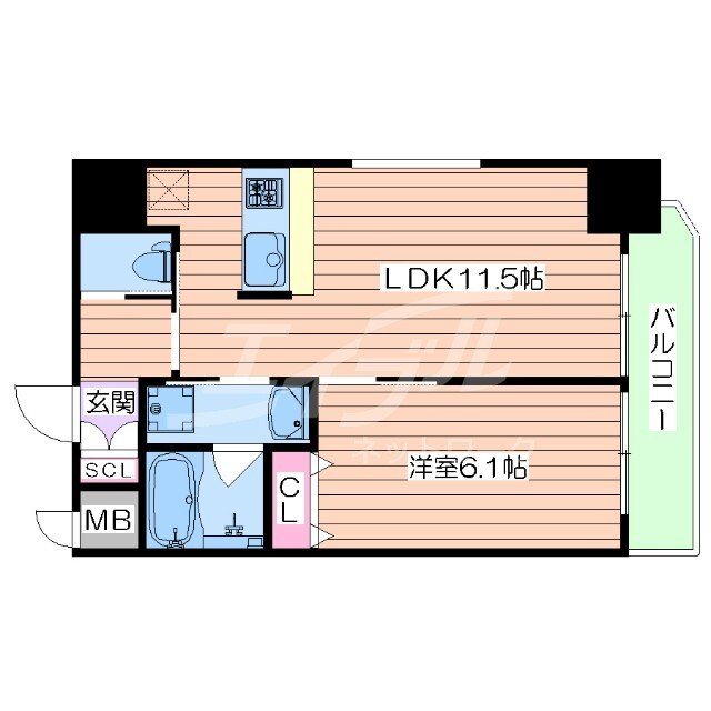 スプランディッド安土町の物件間取画像