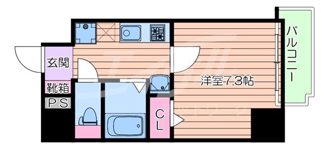 SERENA大阪天満宮の物件間取画像